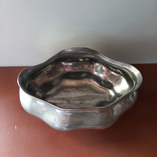 Pewter Antique Vessel with Angel Touchmark, Like New