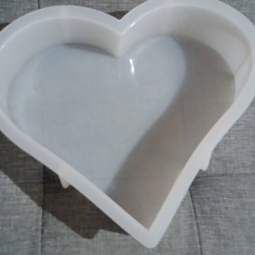 Heart Mold for Candle and Resin new, 25x18x2.5 cm