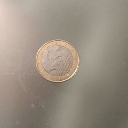 Nederland 1 euro coin used, circulated 2014