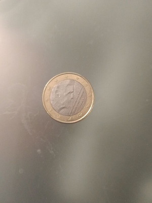 Nederland 1 euro coin used, circulated 2014
