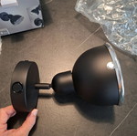 Black spot wall light new