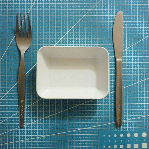 Olympic Airlines - knife fork bowl