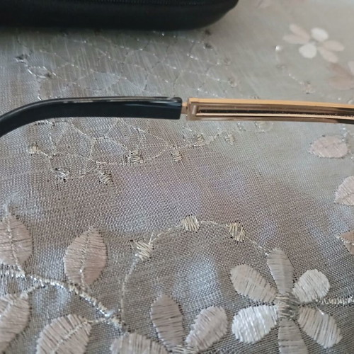 Blancemichele men's sunglasses like new, gold with black tips