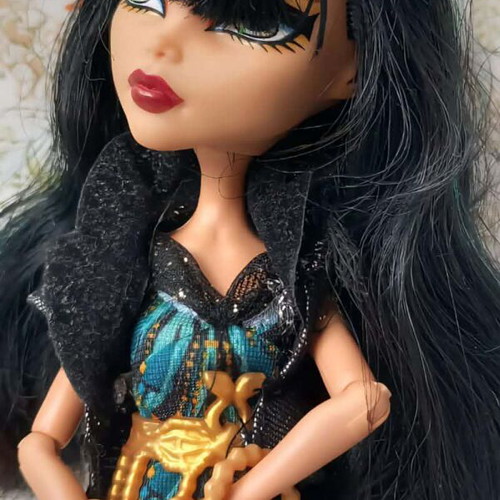 Monster High Cleo de Nile Frights Camera Action doll like new