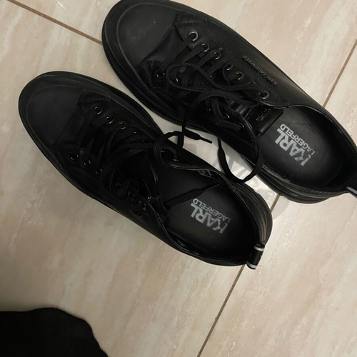 Karl Lagerfeld chunky sneakers like new, black, size 43