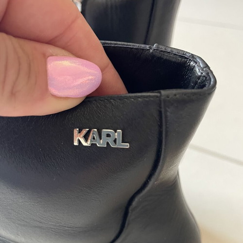 Karl Lagerfeld ankle boots, black, size 40