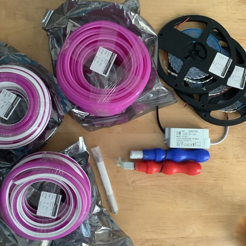 Neon tube photo tubes new with led strips and accessories