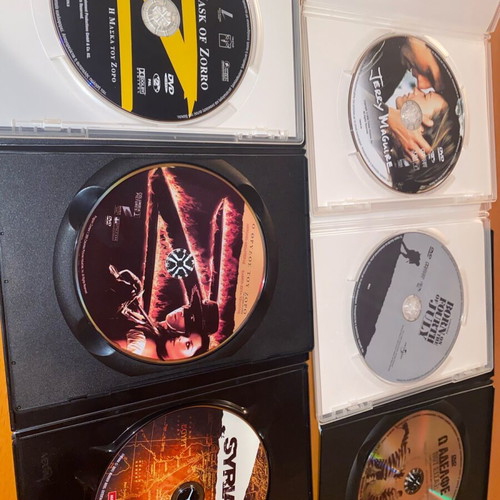 Hollywood Legends DVD set of 6 like new with Greek subtitles