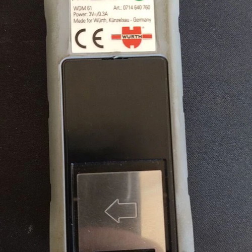 Wurth WDM61 Laser Distance Meter like new, 60m range with case