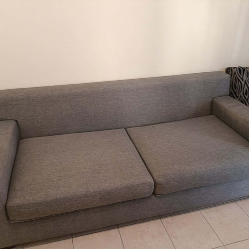 Sofa bed used, sturdy oak wood construction, 2.25x1.00 m