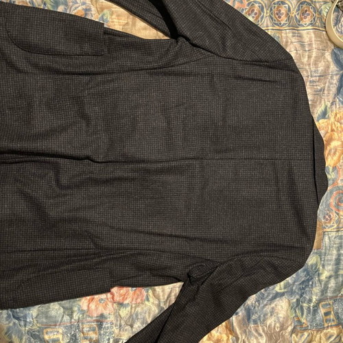 Men's wool jacket like new, size 48, black and blue