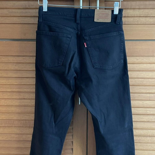 Levi's 501 Original Premium black denim like new, size W25 L26