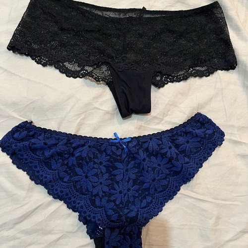 Underwear new, set of 2, Small, black and blue