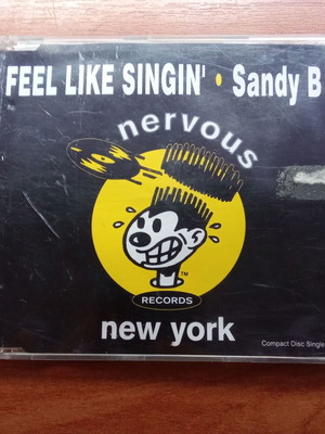 Feel Like Singin' Sandy B Nervous New York CD μεταχειρισμένο, δεκαετίας 1980 1990