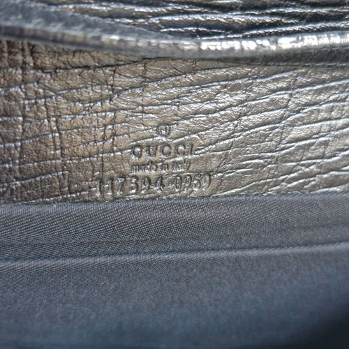 Gucci GG Bamboo Bar bag, vintage black canvas crossbody