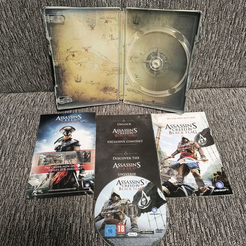 Assassins Creed Black Flag Steelbook edition PC used