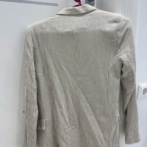 Striped blazer H&M 34 like new, beige