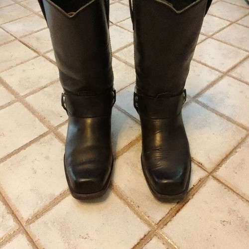 Men's leather Commanchero Original boot black like new, size 42