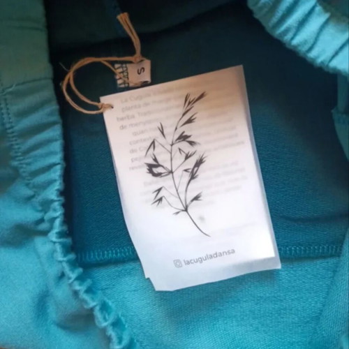Trousers new, elastic blue turquoise, handmade from Spain