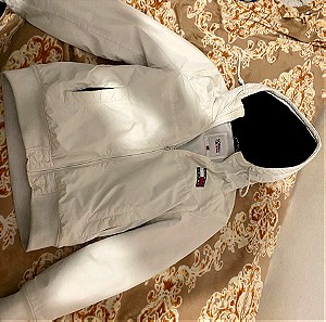 ΜΟΝΟ ΓΙΑ ΣΗΜΕΡΑ Ανδρικό μπουφάν Tommy Jeans άσπρο