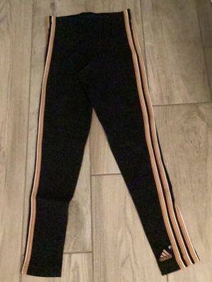 Κολάν Adidas μέγεθος S στενή γραμμή σαν καινούργιο, μαύρο και πορτοκαλί
