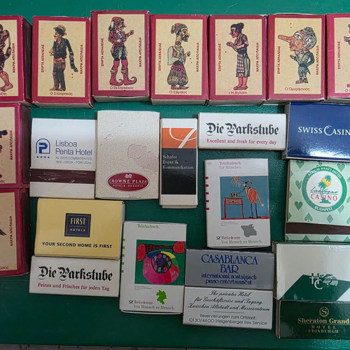 Collectible and promotional matchboxes like new, set of 23