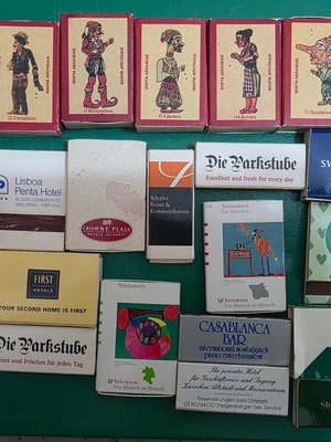 Collectible and promotional matchboxes like new, set of 23