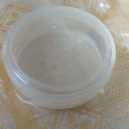 Plastic transparent jars 100ml new, pack of 100 made of polypropylene