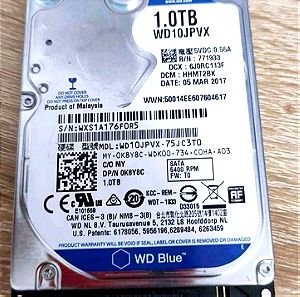 Πωλείται hard drive 1 Tb  Wd