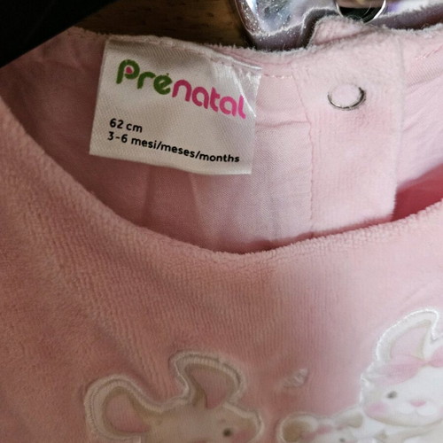 Prenatal baby dress 3-6 months like new, winter velvet