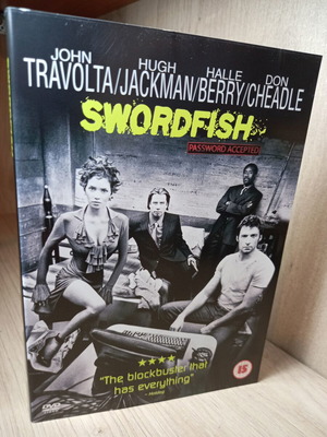 Swordfish DVD with English subtitles, like new