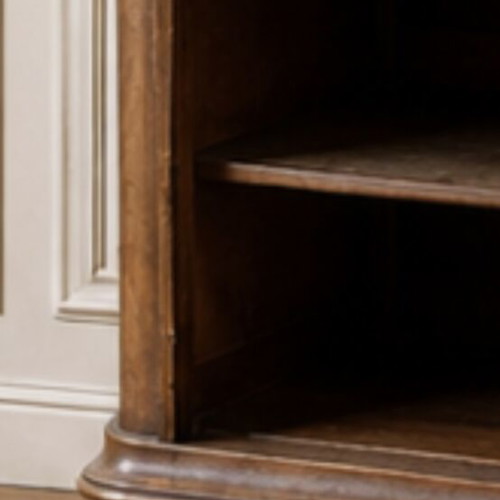 Solid Oak Antique Bookcase circa 1900 used