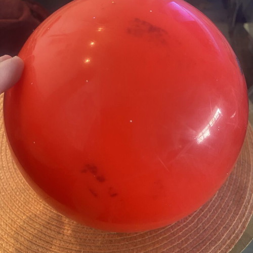 Pastorelli rhythmic ball used, coral color