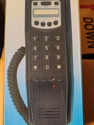 Σταθερό τηλέφωνο TELCO T812A σαν καινούργιο, μαύρο, ενσύρματο