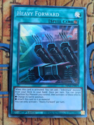 Heavy Forward (Super Rare) Continuous Spell Yu-Gi-Oh! κάρτα σε άριστη κατάσταση