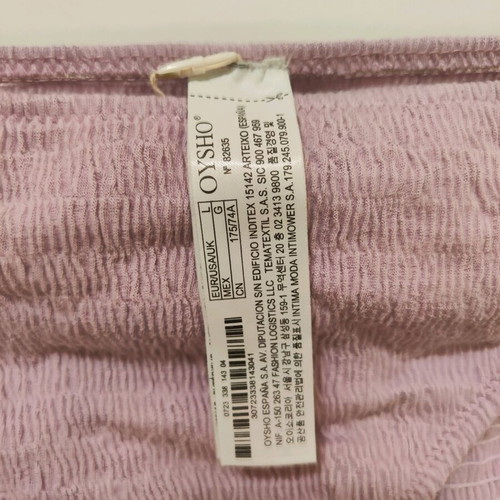 Oysho Crinkle Bikini Set Lilac new with tags, Top M Bottom L