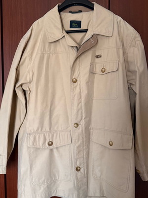 Lacoste spring and summer jacket like new, beige