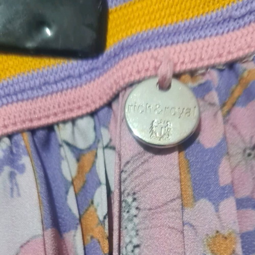 Rich & Royal women's midi skirt like new, purple-lavender, size M-L