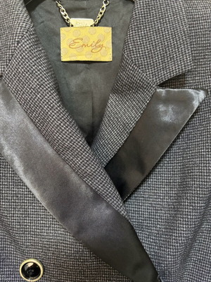 Σακάκι Emily ασπρόμαυρο καινούργιο, αφορετο