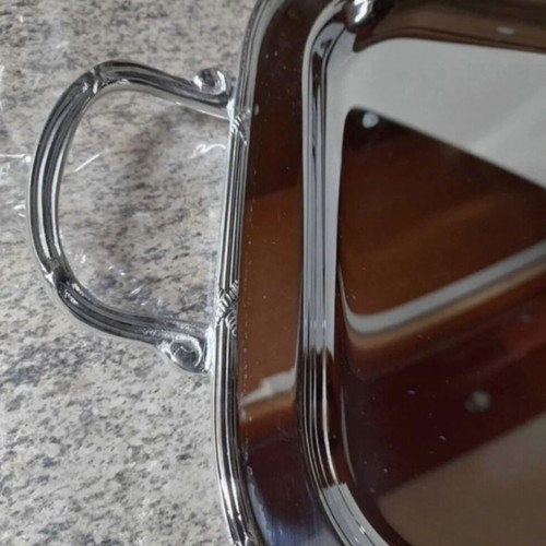 Decorative tray like new with mirror 36x26