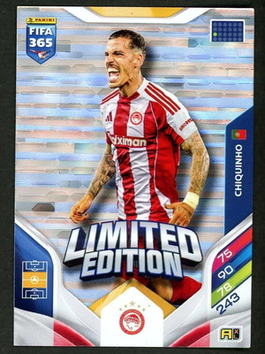 2026 Panini FIFA 365 Adrenalyn XL Limited Edition Chiquinho Olympiacos pack like new