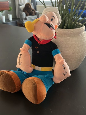 Popeye collectible doll like new, 45 cm height