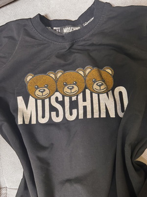 Moschino long sleeve blouse, new, black