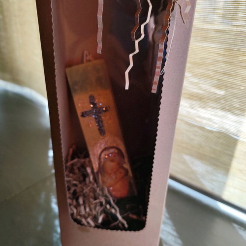 Candle with packaging new