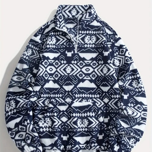 Fleece sweatshirt new with design, size L