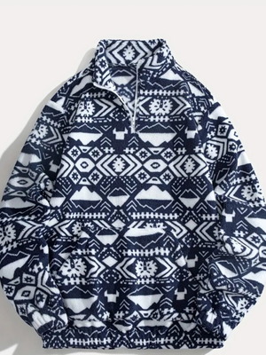 Fleece sweatshirt new with design, size L