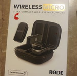 Rode Wireless Micro microphone like new, two mics