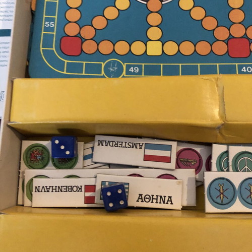 Vintage board game EIRHNH KAI AFOPLISMOS used