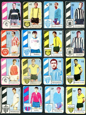 1960s Carousel 16 football cards with Dedes
