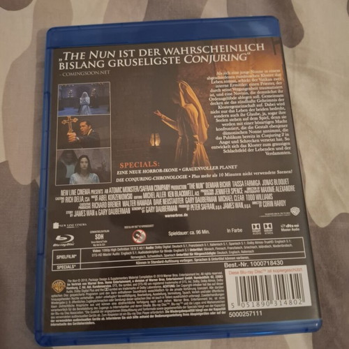 The Nun Blu-Ray with Greek subtitles